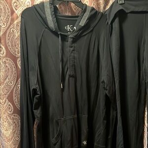 Calvin Klein Charcoal Pullover Hoodie